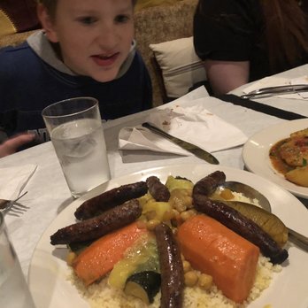 Shokran Moroccan Restaurant - Wow! My son says. Merguez entree. We got several dishes and split them and for kids to try different foods. Owner brought plates. - Moroccan Near Me - Chicago, Illinois Shokran Moroccan Restaurant - Wow! My son says. Merguez entree. We got several dishes and split them and for kids to try different foods. Owner brought plates. - Moroccan Near Me - Chicago, Illinois