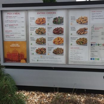 Panda Express - Great menu and pricing! Love the Lunar New Year look! - Chinese Near Me - Alabaster, Alabama