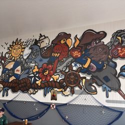 Krispy Joe's - Cool mural