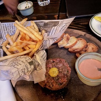 French Alpine Bistro - Steak Tartare w/ pom frites - French Near Me - Aspen, Colorado