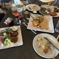 Zenobia Middle Eastern Cuisine - Falafel, NUMBER SIX, cauliflower and pita