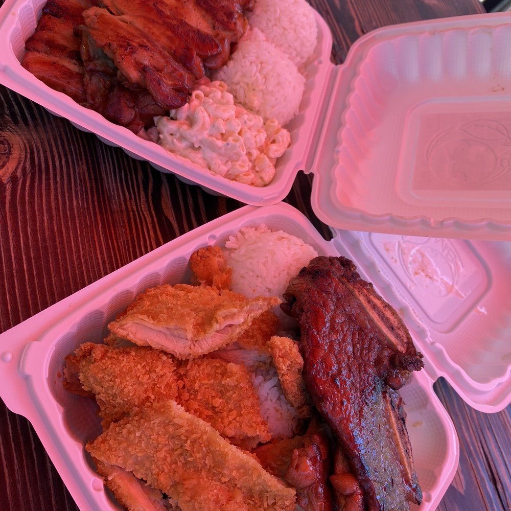 Tim's Hawaiian BBQ - 7. BBQ Mix with Katsu Plate 1. BBQ Chicken Plate - Hawaiian Near Me - Davis, California Tim's Hawaiian BBQ - 7. BBQ Mix with Katsu Plate 1. BBQ Chicken Plate - Hawaiian Near Me - Davis, California