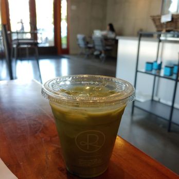 Reborn Coffee - Matcha Latte with 2% milk - Coffee & Tea Near Me - Brea, California Reborn Coffee - Matcha Latte with 2% milk - Coffee & Tea Near Me - Brea, California