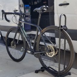 Greg switched out my stock Cannondale wheels to these Hunt 34 Aero Discs. Greg switched out my stock Cannondale wheels to these Hunt 34 Aero Discs.