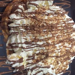 Coro the Chocolate Cafe - Chocolate banana waffle... Was alright