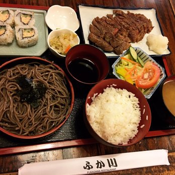 Fukagawa - Steak combination dinner - Japanese Near Me - Gardena, California