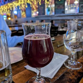 Piece Brewery and Pizzeria - Lindemans Framboise raspberry lambic guest draft 2.5% abv - tastes like a raspberry dessert beer! - Pizza Near Me - Chicago, Illinois Piece Brewery and Pizzeria - Lindemans Framboise raspberry lambic guest draft 2.5% abv - tastes like a raspberry dessert beer! - Pizza Near Me - Chicago, Illinois