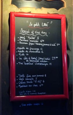 Menu photo 6 Le Petit Littré Paris, 75