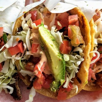 The Taco Stand - Left to right: Pescado, Cameron, Baja - Food Stands Near Me - La Jolla, California