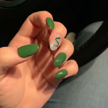 Nails by Rose - Green acrylics - Nail Technicians Near Me - San Antonio, Texas Nails by Rose - Green acrylics - Nail Technicians Near Me - San Antonio, Texas