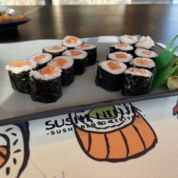 Sushi Ninja - Salmon Mini Roll - Japanese Near Me - Vancouver, Washington Sushi Ninja - Salmon Mini Roll - Japanese Near Me - Vancouver, Washington