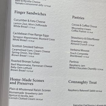 The Connaught - Menu - Hotels Near Me - London, XGL The Connaught - Menu - Hotels Near Me - London, XGL