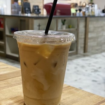 The Heights - Lavender vanilla iced coffee. - Coffee & Tea Near Me - Cumming, Georgia
