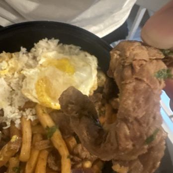 Inka Grill - Filet mignon upgraded and this was the week old curdled dried out meat they served - Peruvian Near Me - Lake Forest, California Inka Grill - Filet mignon upgraded and this was the week old curdled dried out meat they served - Peruvian Near Me - Lake Forest, California