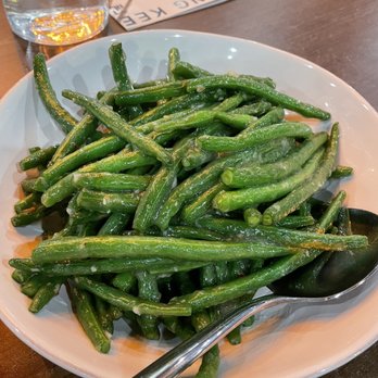 Yang Kee Dumpling - Sautéed green beans (garlic) - Dim Sum Near Me - Davis, California
