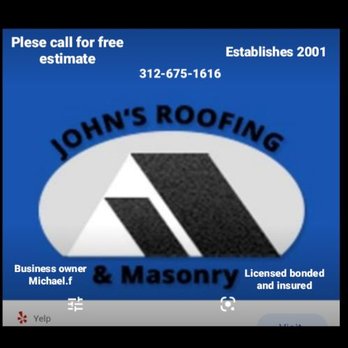 John's Masonry & Construction - License #: 104018217
Expiration: 12-31-2021
Screening - Masonry/Concrete Near Me John's Masonry & Construction - License #: 104018217
Expiration: 12-31-2021
Screening - Masonry/Concrete Near Me