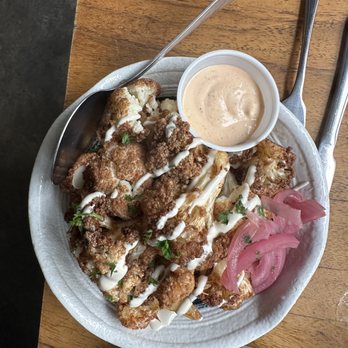Brava Garden Eatery - Crispy Cauliflower - Wine Bars Near Me - Pleasanton, California