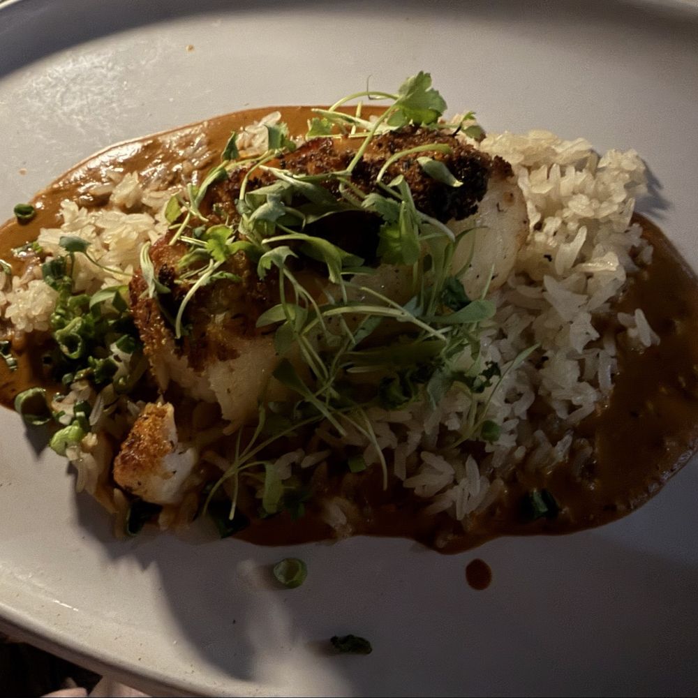 Quince Riverside - Panko crusted sea bass - Desserts Near Me - Fort Worth, Texas