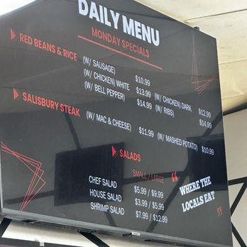 Triangle Deli - Menu - Soul Food Near Me - New Orleans, Louisiana