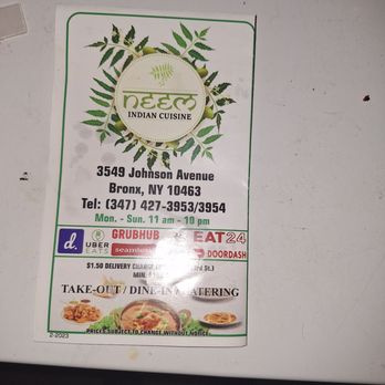 Neem Indian Cuisine - Indian Near Me - Bronx, New York