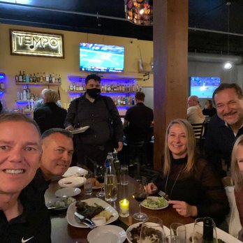 Tempo Kitchen & Bar - My wife's 60th birthday group pic - New American Near Me - Gilroy, California