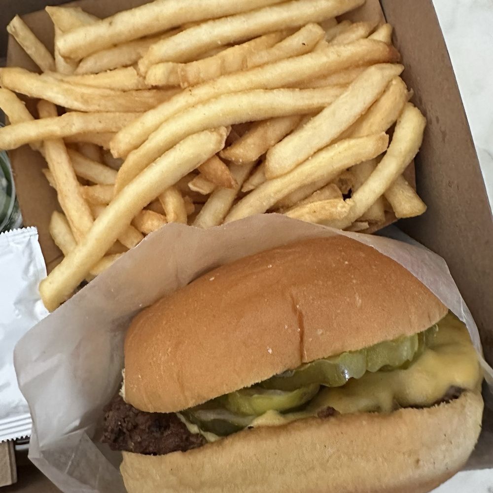 The Station - Original back alley burger, single patty and fries - Burgers Near Me - Berkeley, California