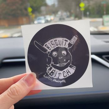 Biscuit Bitch - Consolation prize sticker - Breakfast & Brunch Near Me - Seattle, Washington Biscuit Bitch - Consolation prize sticker - Breakfast & Brunch Near Me - Seattle, Washington