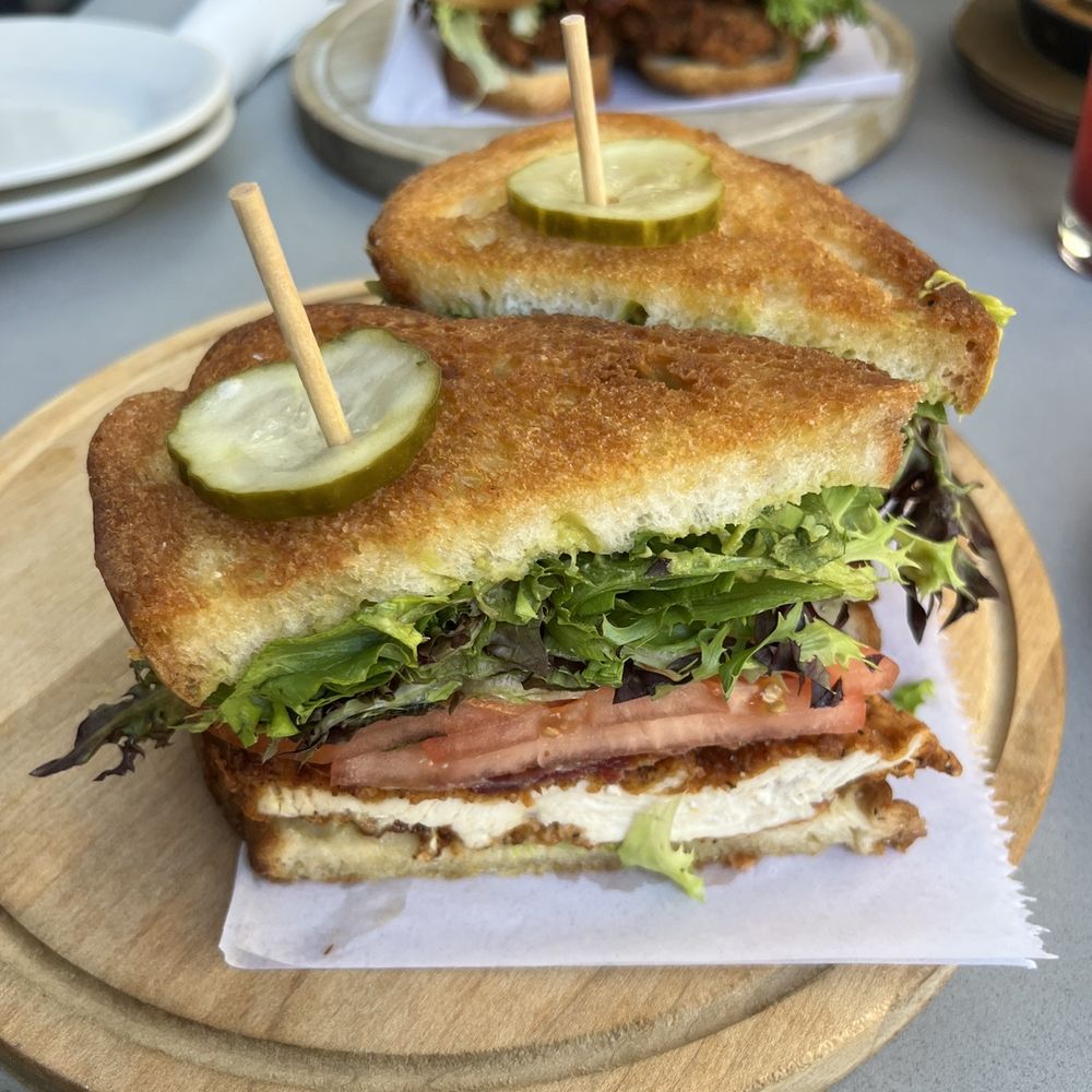 The Eagle OTR - Fried Chicken BLT Sandwich - American Near Me - Cincinnati, Ohio The Eagle OTR - Fried Chicken BLT Sandwich - American Near Me - Cincinnati, Ohio