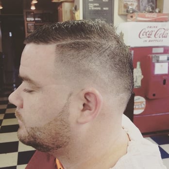 Jd's Barber Shop - Skin fade Mohawk with a hard part. - Barbers Near Me - Philadelphia, Pennsylvania