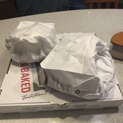 Mr Bruno's Pizza - Time stamp 5:58 order finally received.