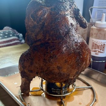 Honor BBQ - Beer can chicken...moist and delicious - Barbeque Near Me - Las Vegas, Nevada Honor BBQ - Beer can chicken...moist and delicious - Barbeque Near Me - Las Vegas, Nevada