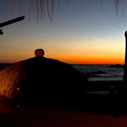 La Termita - Sunset at The Termita Restaurant.