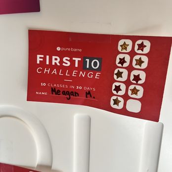 Pure Barre - Sticker Challenge - Pilates Near Me - Los Angeles, California