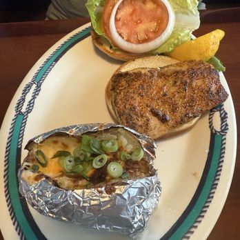 High Tide Harry's - Maui sandwich with loaded potato - Seafood Near Me - Orlando, Florida