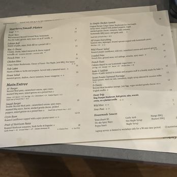 Aunts et Uncles - Menu - Vegan Near Me - Brooklyn, New York