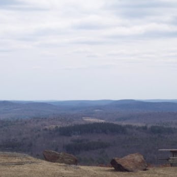 Mohawk State Forest - Part of the road driving up on one side. - Parks Near Me - Goshen, Connecticut