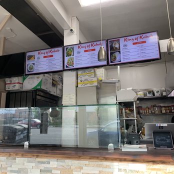 King of Kabab - The counter and the menu - Mediterranean Near Me - Berkeley, California