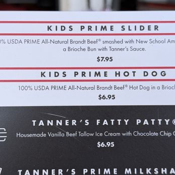 Tanner’s Prime Burgers - Burgers Near Me - Oceanside, California