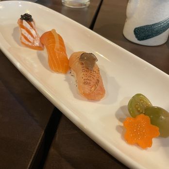 Sushi Mura - Salmon Sampler - Sushi Bars Near Me - West Covina, California