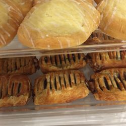 Maleko Coffee And Pastries - Cream cheese Danish and Blueberry cream cheese croissant