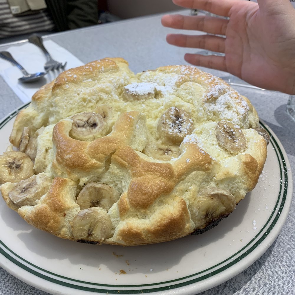 Oceanview Diner - banana soufflé pancake - Sandwiches Near Me - Berkeley, California