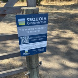Kaweah Oaks Preserve - Reservation sign