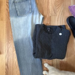 Help Association - jeans and sweater!