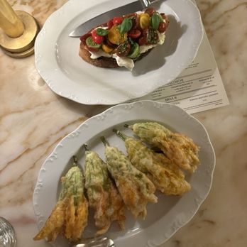 Mother Wolf - Bruschetta and Squash Blossoms - Pizza Near Me - Las Vegas, Nevada Mother Wolf - Bruschetta and Squash Blossoms - Pizza Near Me - Las Vegas, Nevada
