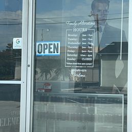 Exterior outside entrance of Family Alterations - Store hours:
Monday - Friday: 9 am - 6 pm
Saturday: 10 am - 4pm
Sunday- CLOSED - Oak Ridge, Tennessee Exterior outside entrance of Family Alterations - Store hours:
Monday - Friday: 9 am - 6 pm
Saturday: 10 am - 4pm
Sunday- CLOSED - Oak Ridge, Tennessee