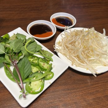 PhoHolic - 3 People and this is all they served. I had to ask for more Thai basil and Ngò Gai. - Noodles Near Me - Costa Mesa, California PhoHolic - 3 People and this is all they served. I had to ask for more Thai basil and Ngò Gai. - Noodles Near Me - Costa Mesa, California