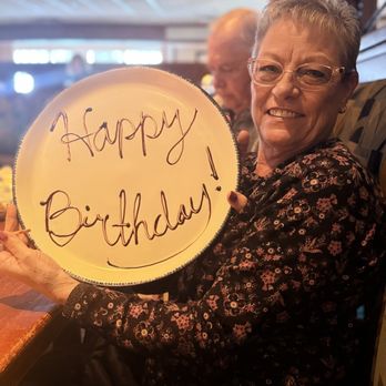 Red Lobster - My MIL birthday celebration.. they wrote this with chocolate sauce for her special day! Very kind - Seafood Near Me - Reno, Nevada Red Lobster - My MIL birthday celebration.. they wrote this with chocolate sauce for her special day! Very kind - Seafood Near Me - Reno, Nevada