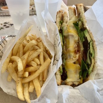 Cubby's - Three cheese grilled cheese and rosemary fries - Sandwiches Near Me - American Fork, Utah