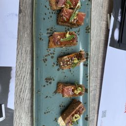 crispy rice ahi tuna
