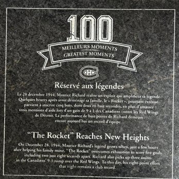 CCS Memorabilia - Rocket Richard - Hobby Shops Near Me - Laval, Quebec CCS Memorabilia - Rocket Richard - Hobby Shops Near Me - Laval, Quebec